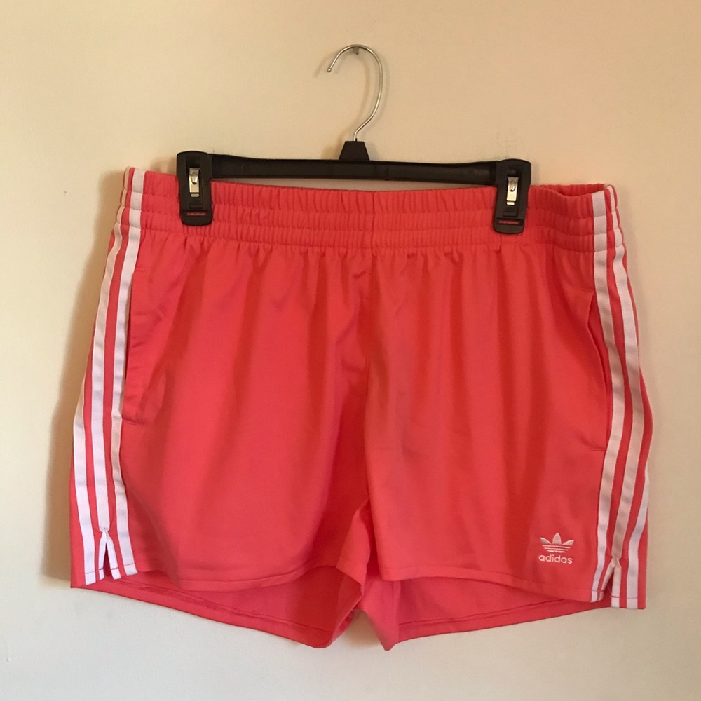 Coral Adidas Shorts